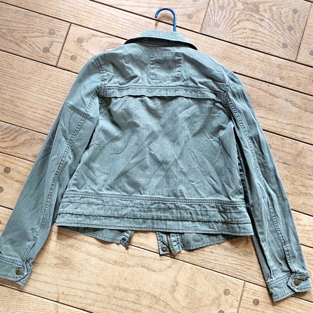Mudd Khaki Green Women's Jacket - Picture 2 of 2
